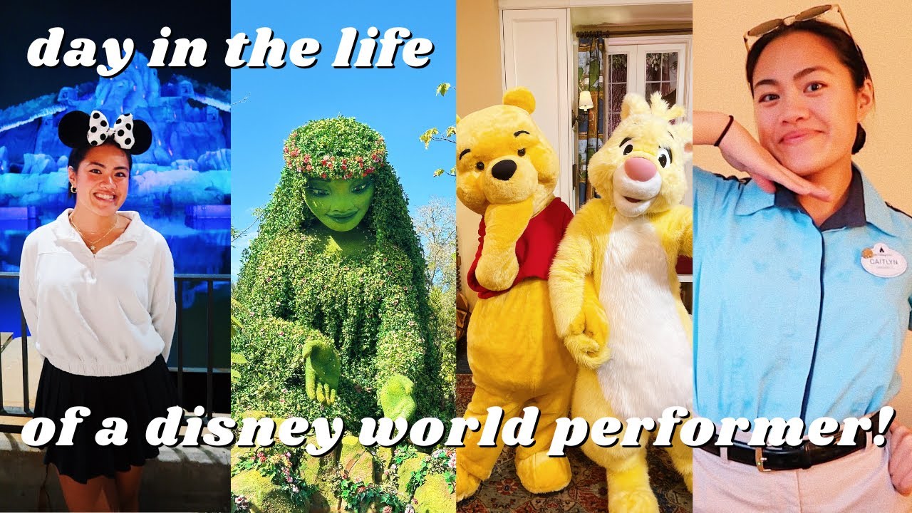 day in the life of a disney world performer! || disney vlog 2024