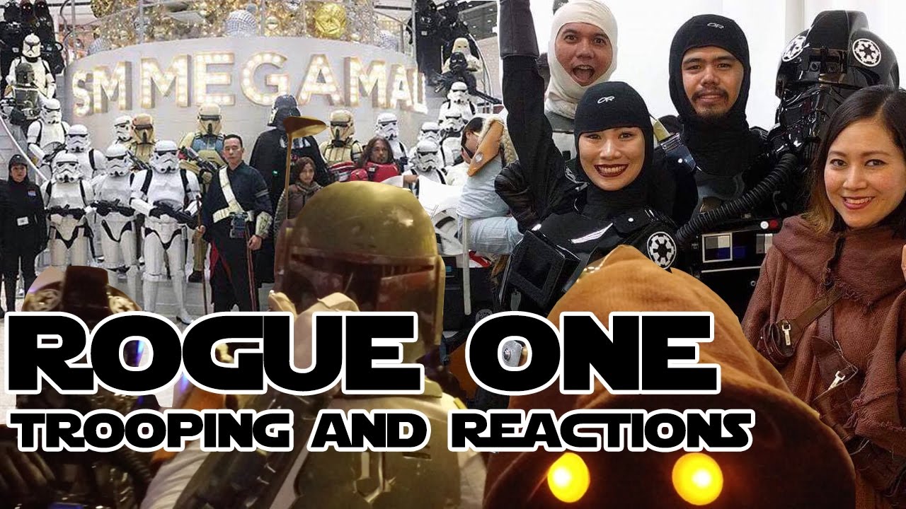 ROGUE ONE TROOPING & FAN REACTION VIDEO | 501st Legion Trooper Log #5