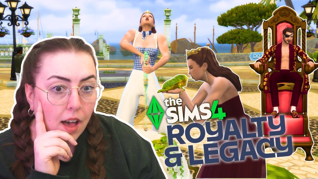 Complete playthrough of The Sims 4: Royalty and Legacy 👑