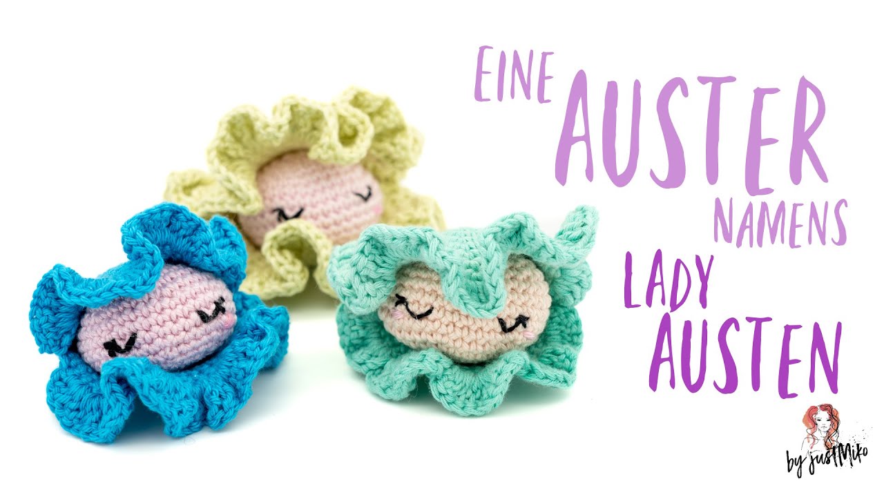 Auster häkeln 🐚 *Do it Yourself* Amigurumi by justMiko