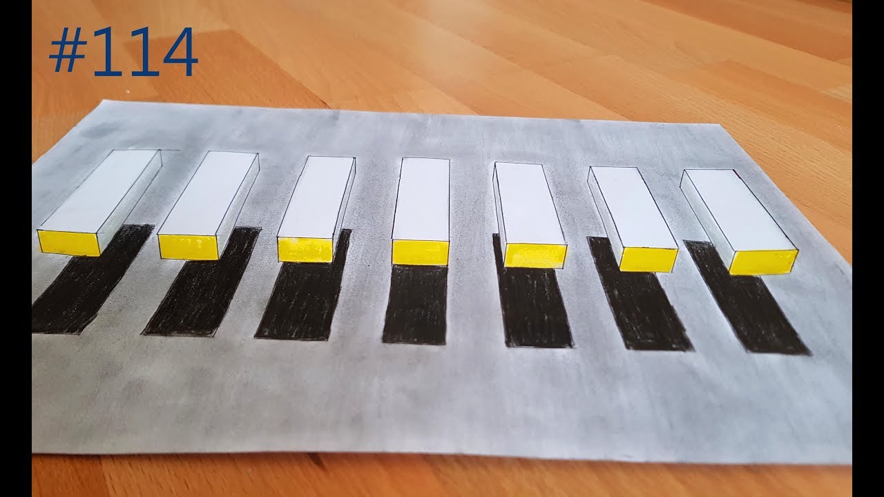 3D YAYA GEÇİDİ / 3D ÇİZİM (3D CROSSWALK DRAWING) #114