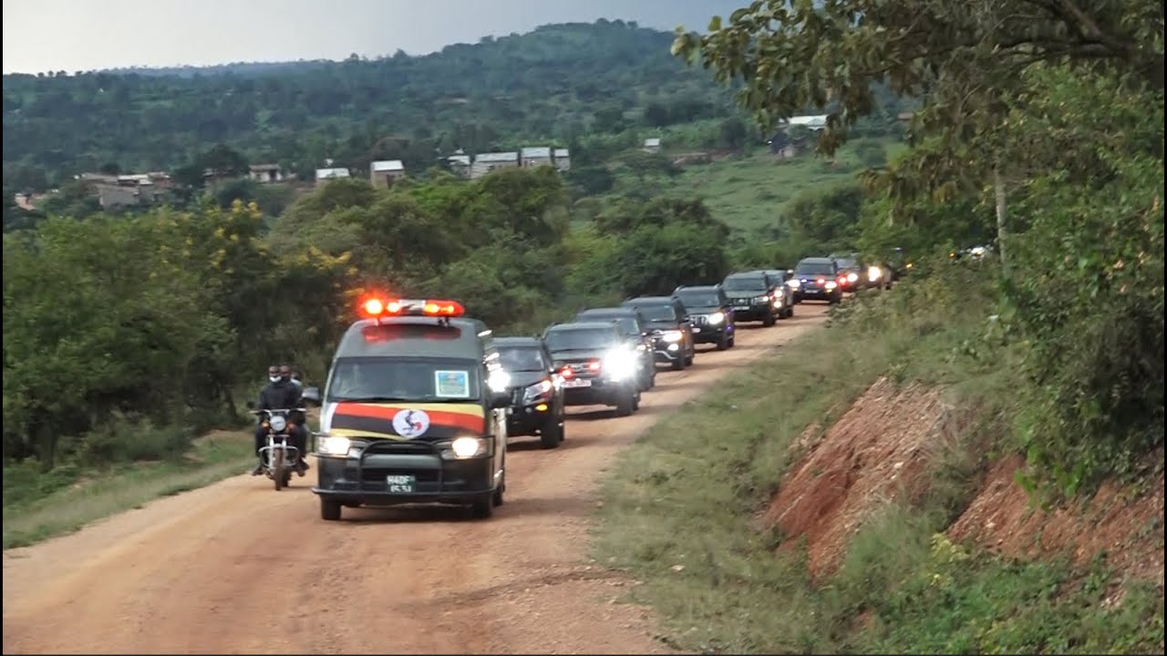 HOW GEN.TUMWINE'S BODY ARRIVED AT HIS HOME RWEMIKOMA