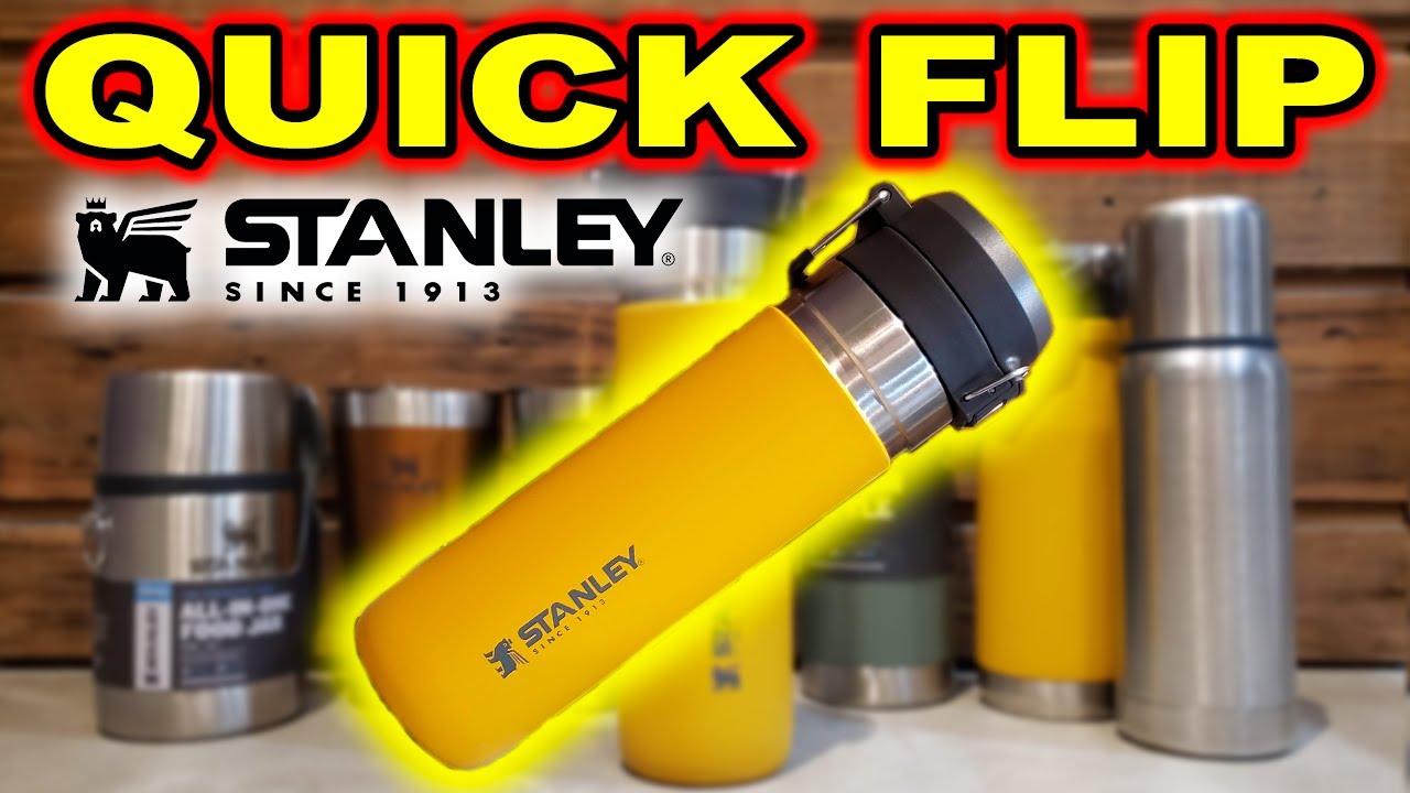 GARRAFA T&Eacute;RMICA STANLEY QUICK FLIP | GARRA T&Eacute;RMICA COM TRAVA DE SEGURAN&Ccedil;A