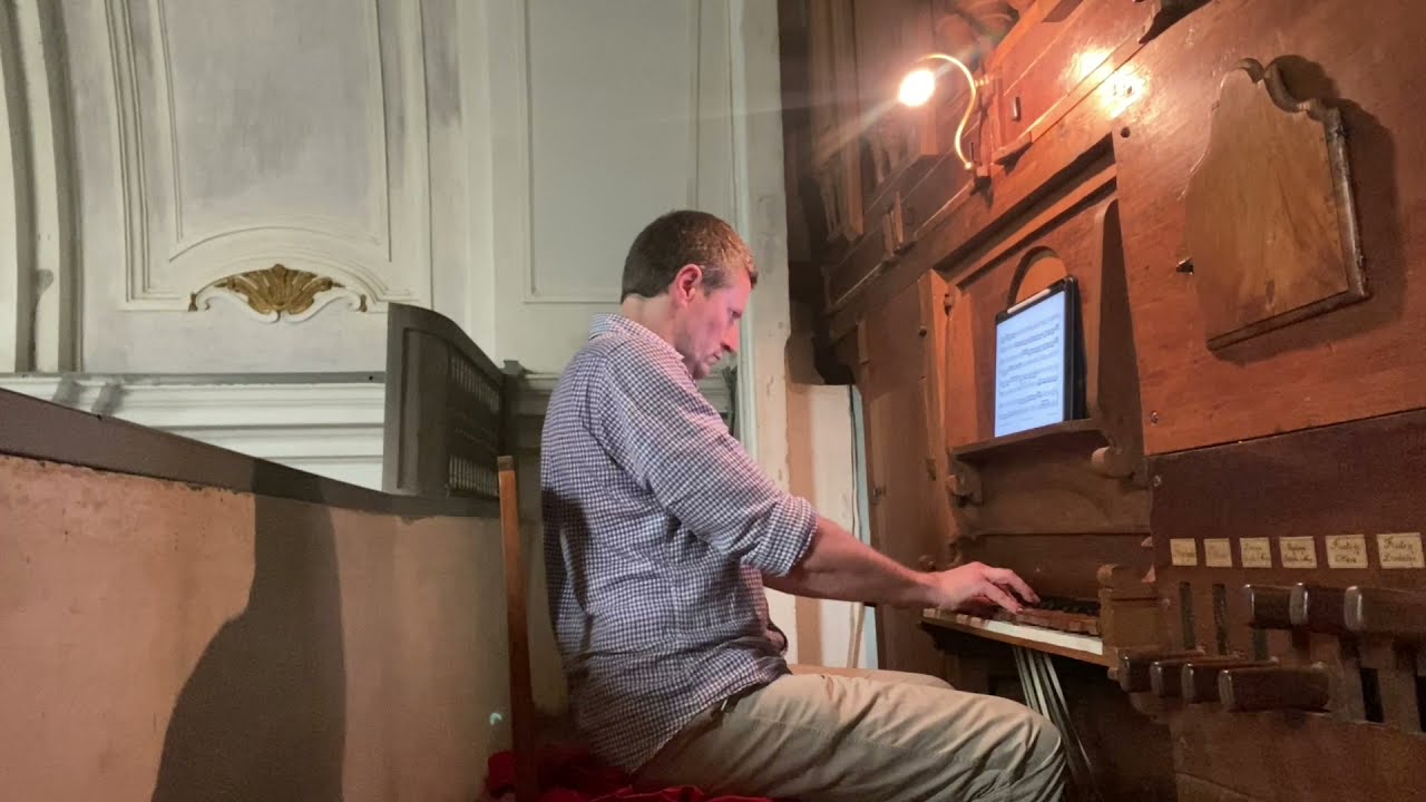 Bernardo Pasquini: Toccata 2o tuono, Michael Borgstede - Organ (pipes made from cypress wood)