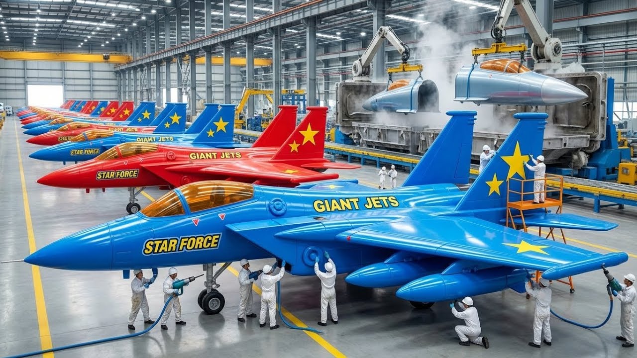 Inside a Fighter Jet Toy Factory | From Raw Parts to Combat-Style Jet Toys