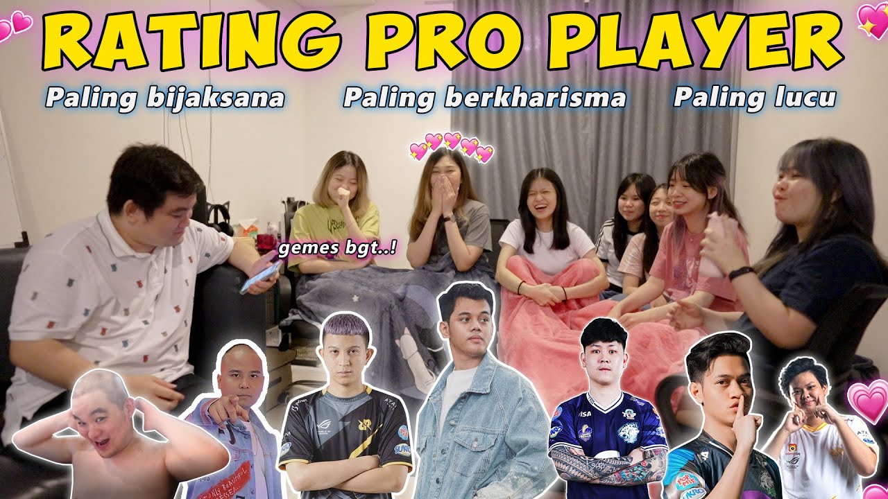 RATING PRO PLAYER BARENG EVOS LADIES!! siapakah yg terbaik????