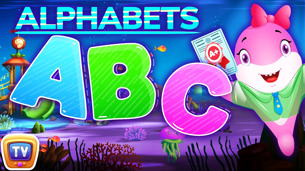 ChuChu TV Baby Shark ABC | Learn Alphabets with Baby Sharks & Friends | Nursery Rhymes & Kids Songs
