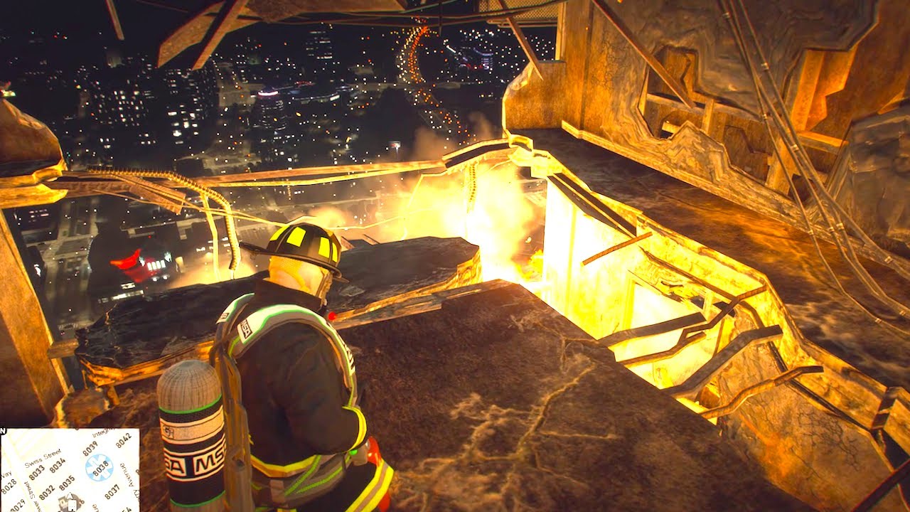 Dangerous Sky High Fire Rescue- GTA 5 Roleplay- SA’F Fire