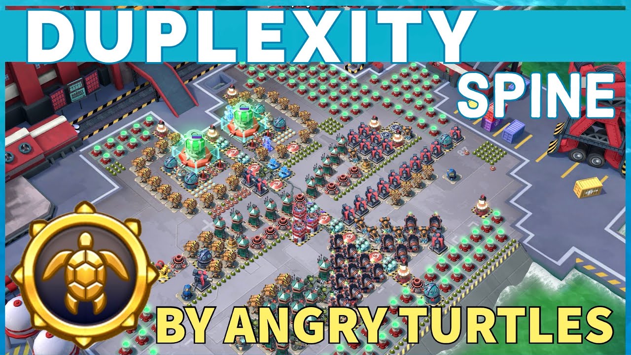 SPINE on DUPLEXITY by Angry Turtles - TOP leaderboard tf - BOOM BEACH operation gameplay/strategy