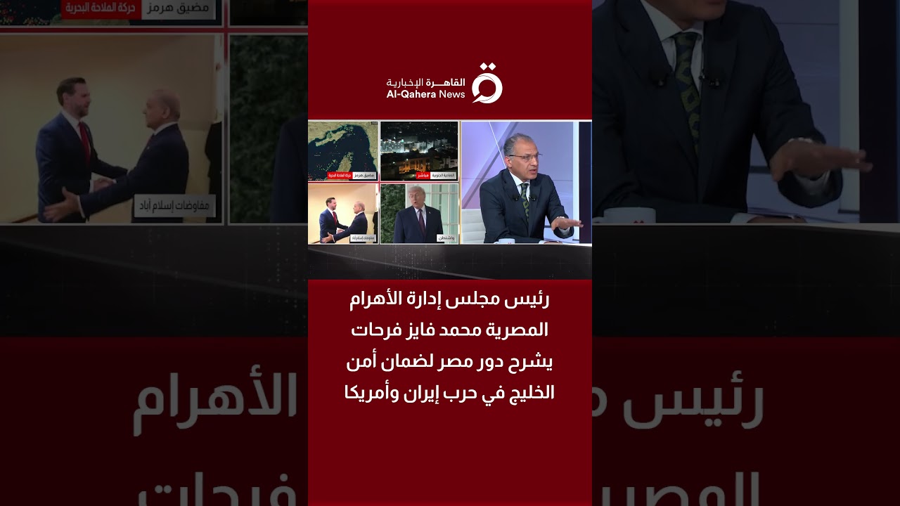 رئيس مجلس إدارة الأهرام المصرية محمد فايز فرحات يشرح دور مصر لضمان أمن الخليج في حرب إيران وأمريكا