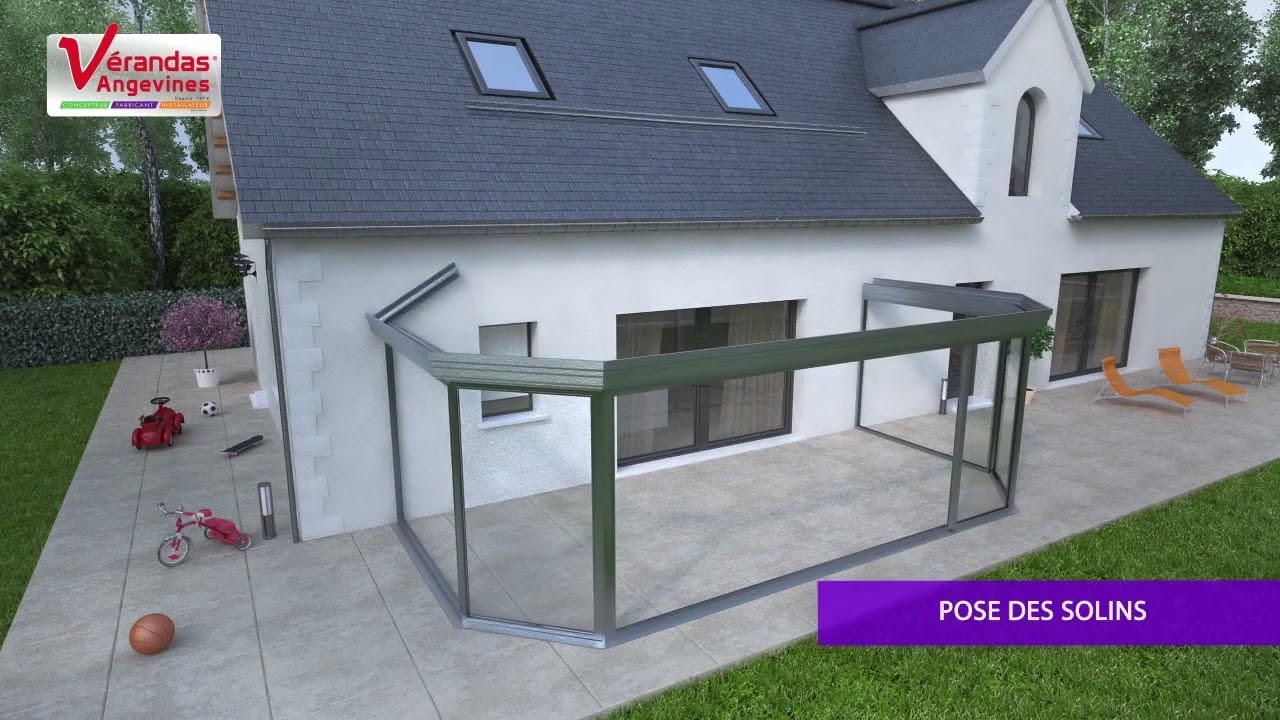 Projet Véranda - Montage d'une véranda en 3D