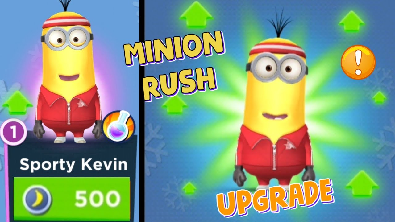 Minion Rush Sporty Kevin minion Upgrade Level 2 gameplay walkthrough ios android