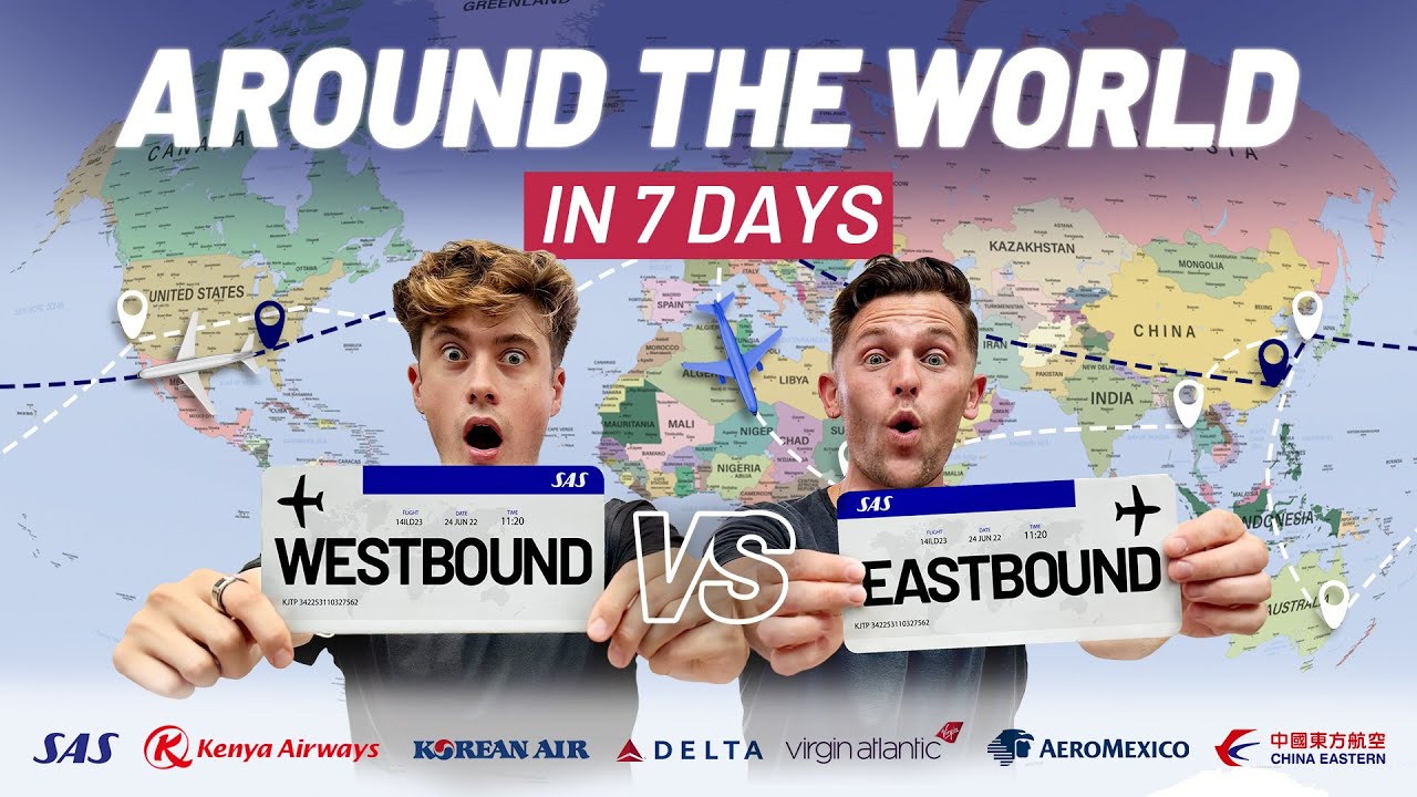 14 MYSTERY FLIGHTS - Flying 100 HOURS around the world with SkyTeam