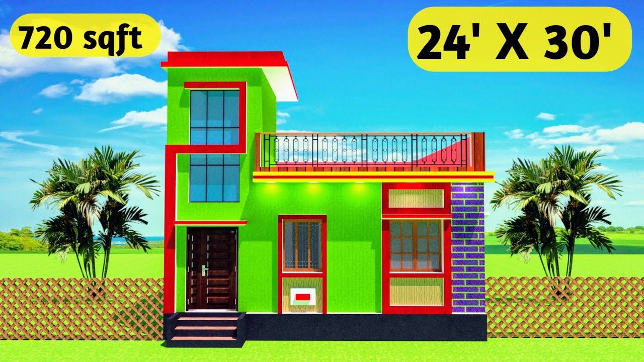 24x30 House Plan || 24x30 Ghar ka Naksha || 24*30 house design || 720 Sqft