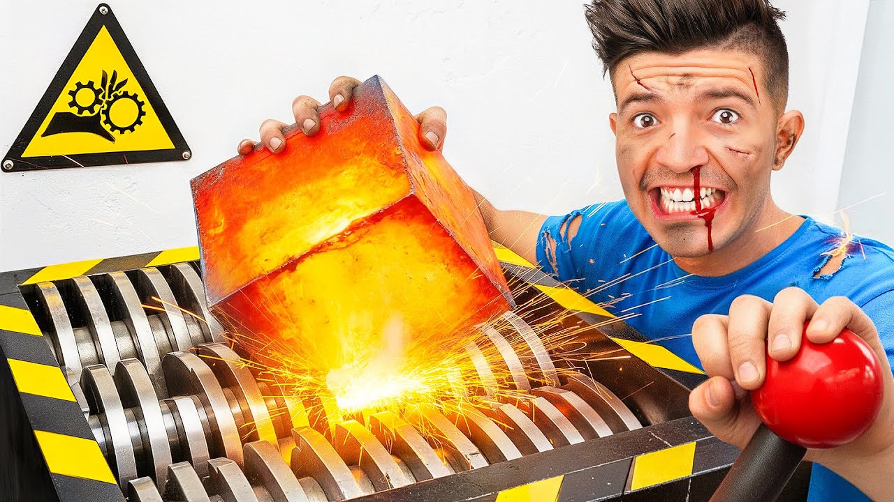 Destroy The Unbreakable Cube, Win $1,000! World’s Strongest Man vs Deadliest Weapons from Dark Web