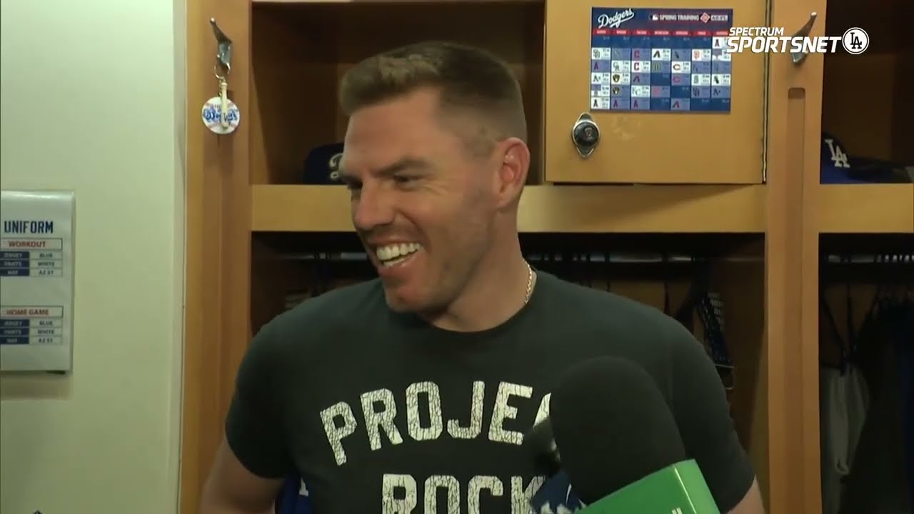 Freddie Freeman 'feels good' with swing, sets Spring Training goal and more