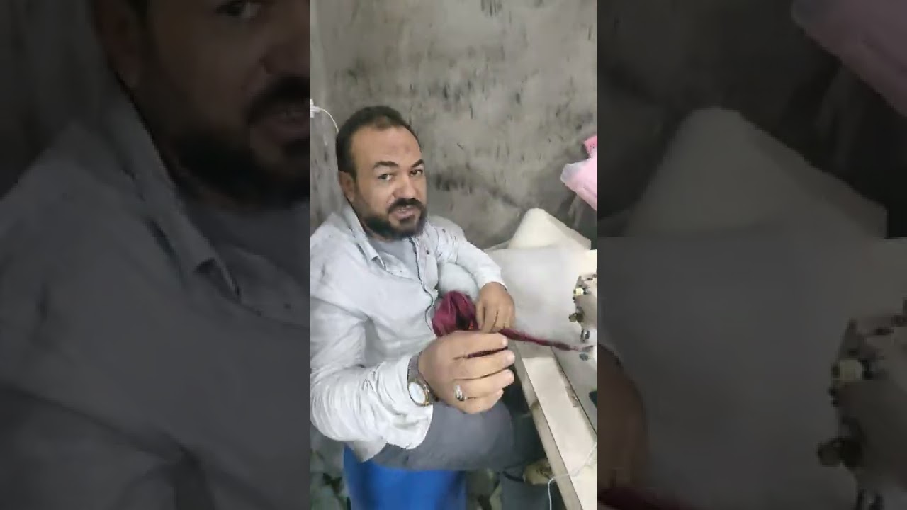 كيفيه عمل تصنيع لحاف فيبر على ماكينه القماش بالكمبيوتر للتواصل 01090190401 السنبلاوين