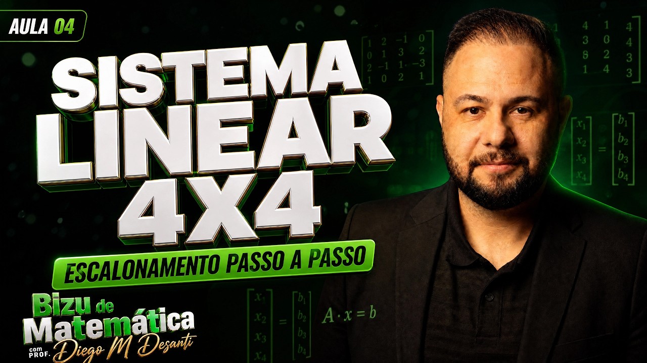 AULA 4: RESOLUÇÃO DE SISTEMA LINEAR 4X4-- ESCALONAMENTO