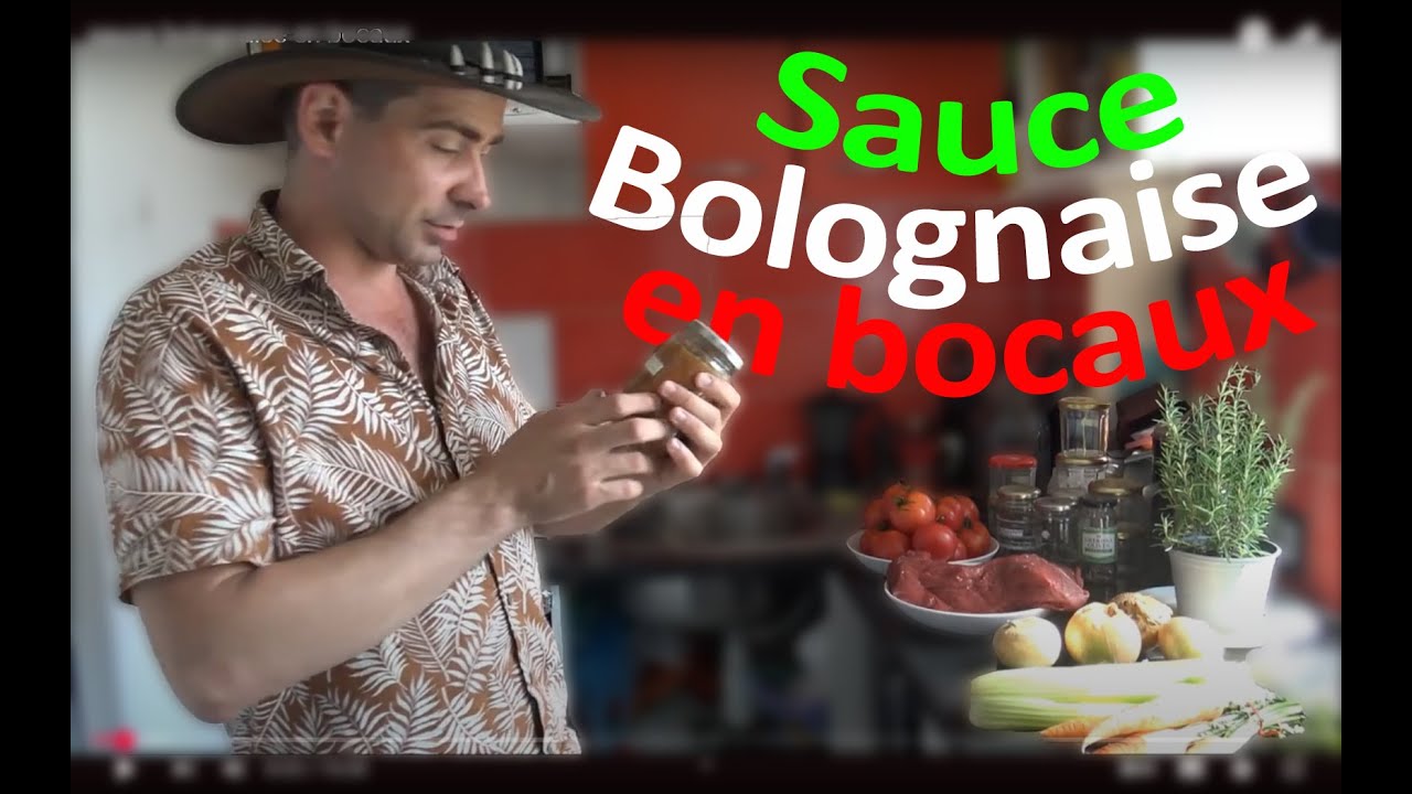 sauce bolognaise en bocaux