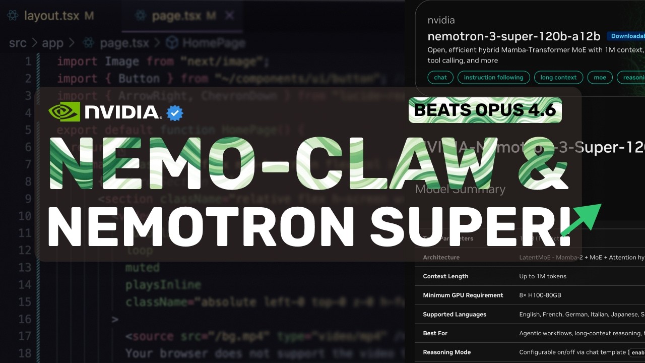Nemotron 3 Super + NemoClaw: Это просто БЕЗУМНО!
