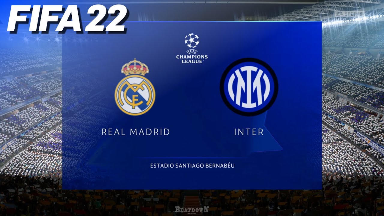 FIFA 22 - Real Madrid vs. Inter Milan @ Santiago Bernab&eacute;u