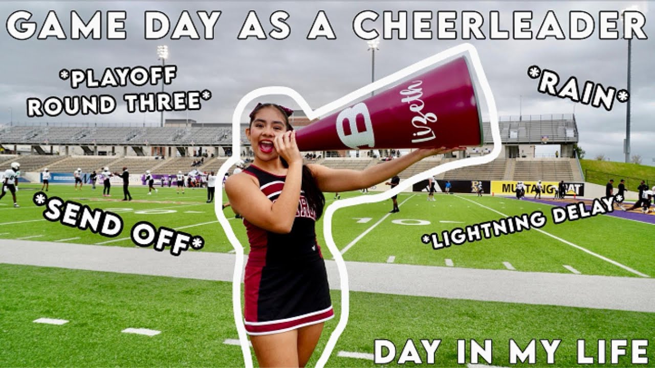 Game Day as a Cheerleader📣🏈 * playoff round 3 *