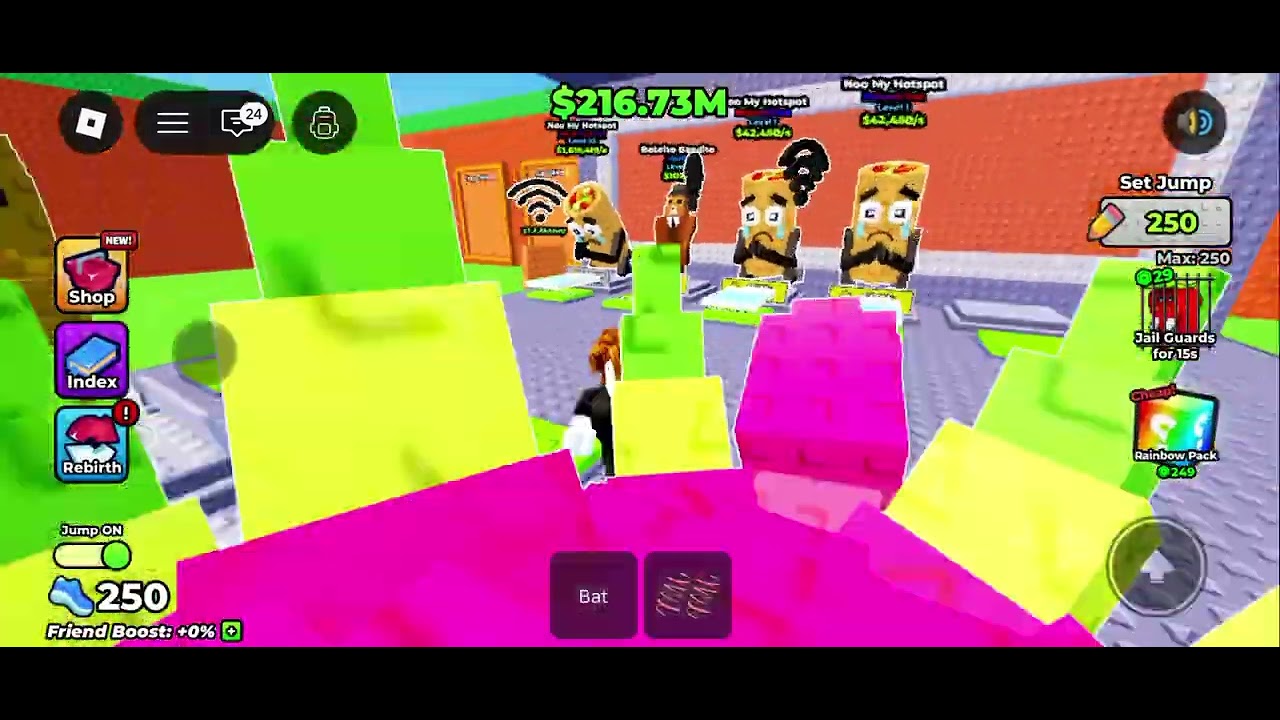 I play jump for lucky block part-2