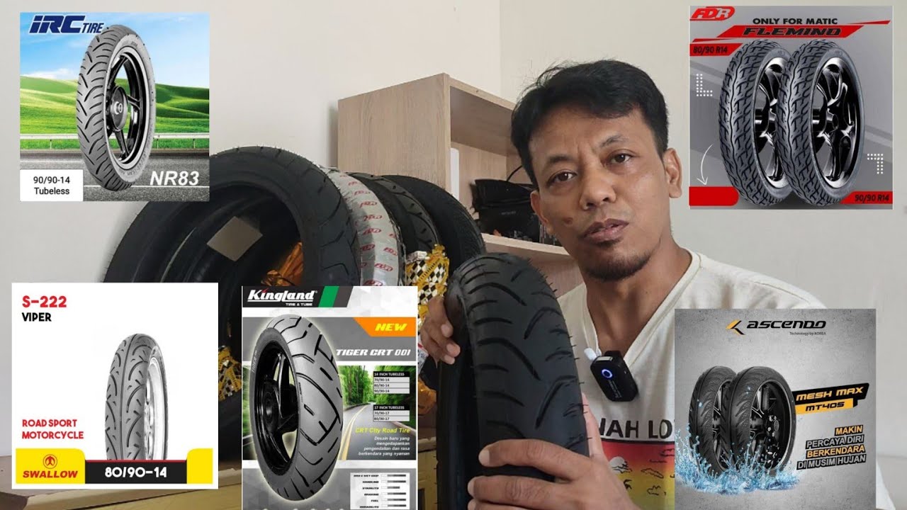 Review komparasi ban matic IRC - Kingland - FDR - Ascendo - Swallow. Bingung mau pilih mana? #tyre