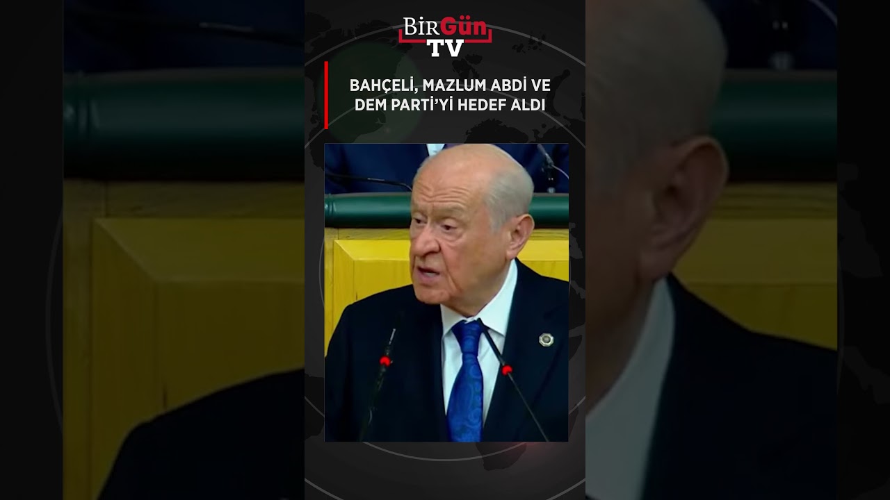 Bah&ccedil;eli, Mazlum Abdi ve DEM Parti&rsquo;yi hedef aldı: &ldquo;Halep gerek&ccedil;esiyle sokaklara d&ouml;k&uuml;lmek&hellip;&rdquo;