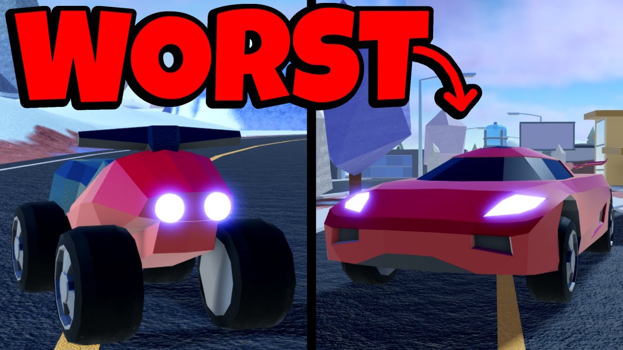 Top 5 WORST Vehicles in Roblox Jailbreak 2024!