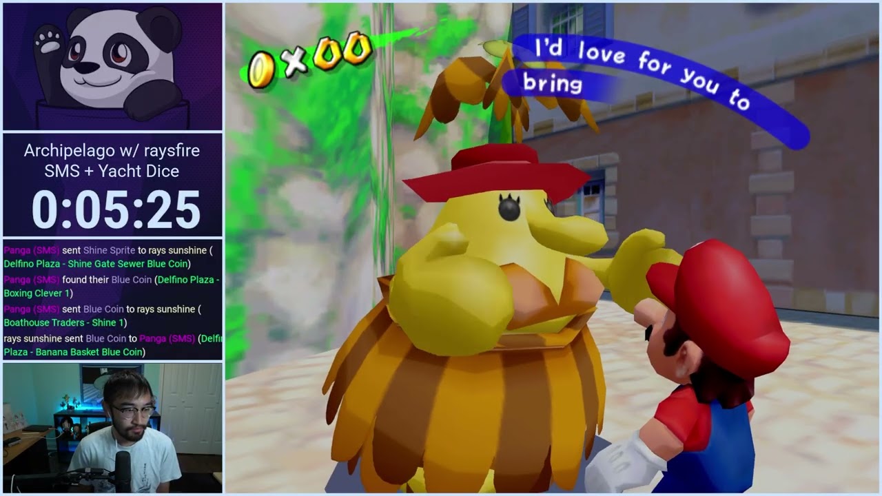 Super Mario Sunshine + Yacht Dice Archipelago w/ 