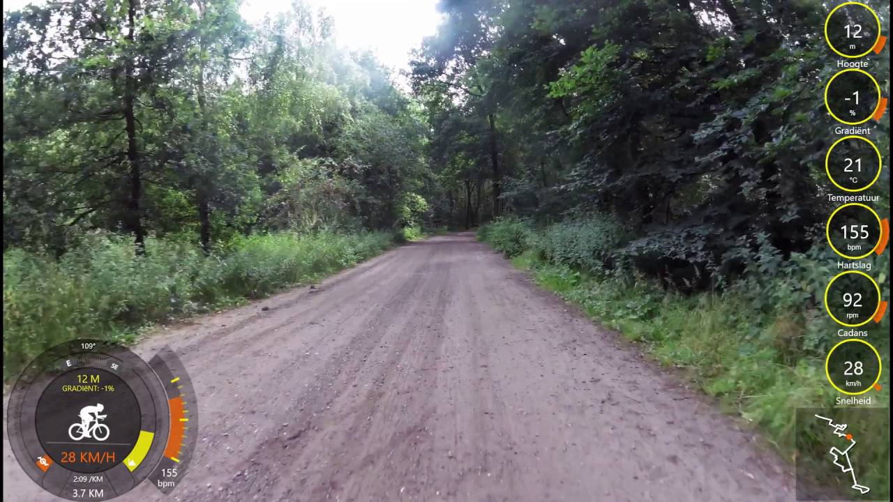 MTB Bergen op Zoom. Poging tot Groene Route.