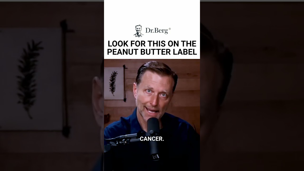 Are you a fan of peanut butter? make a switch to organic peanut butter. Here's why..#drberg #shorts