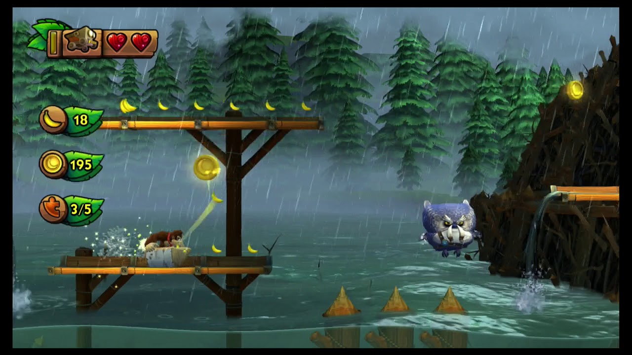 Sawmill Thrill 2-4 - Puzzle Pieces And Kong Letters