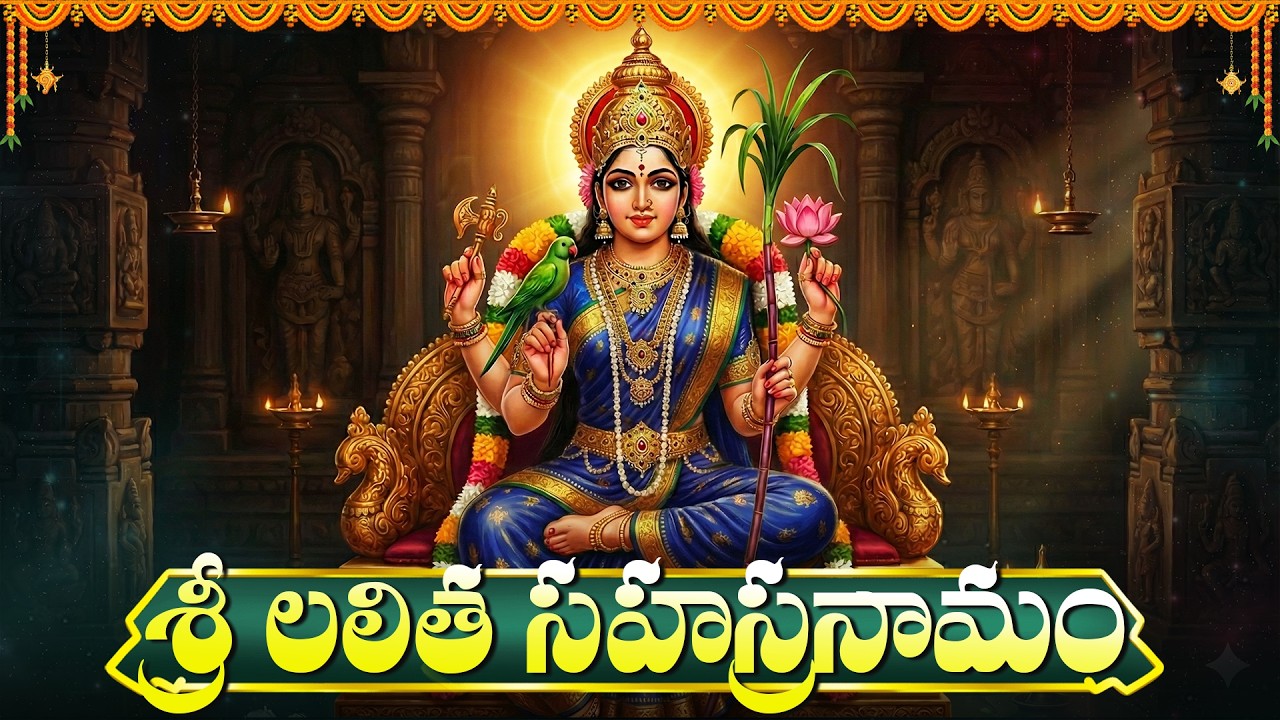 శ్రీ లలితా సహస్రనామం | Sri Lalitha Sahasranama Stotram In Telugu | Powerful Mantras Of Lalitha