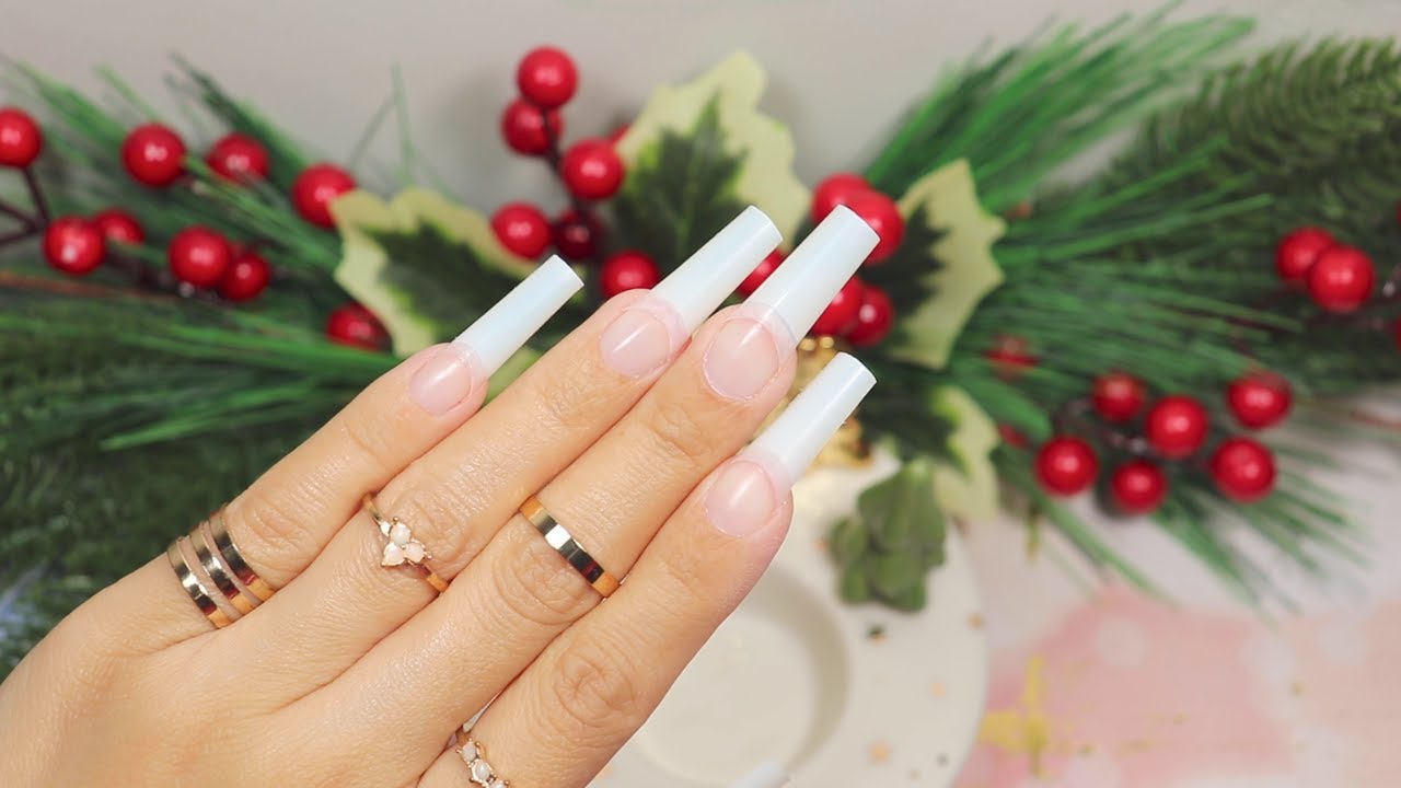 NUEVO EFECTO en las Uñas que vas a AMAR!!! + Uñas Acrílicas Color Rojo
