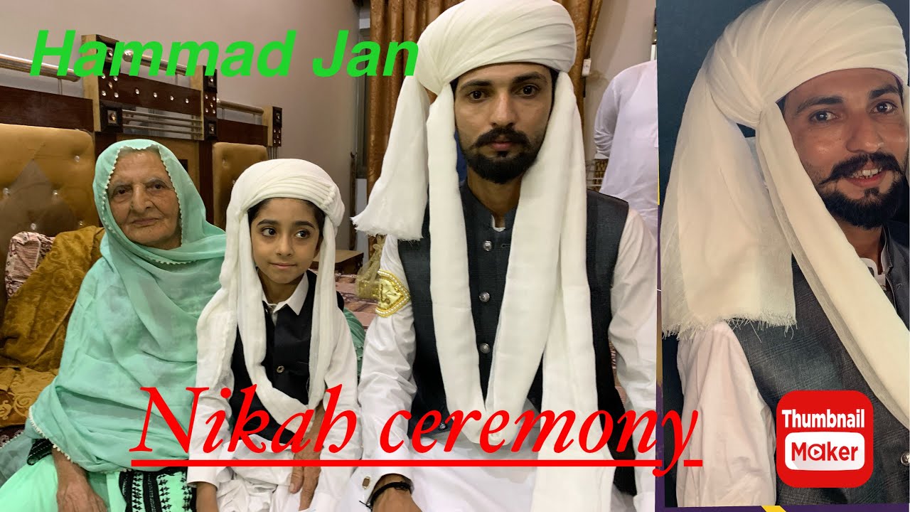 Nikah ceremony salonk Hammad jan 