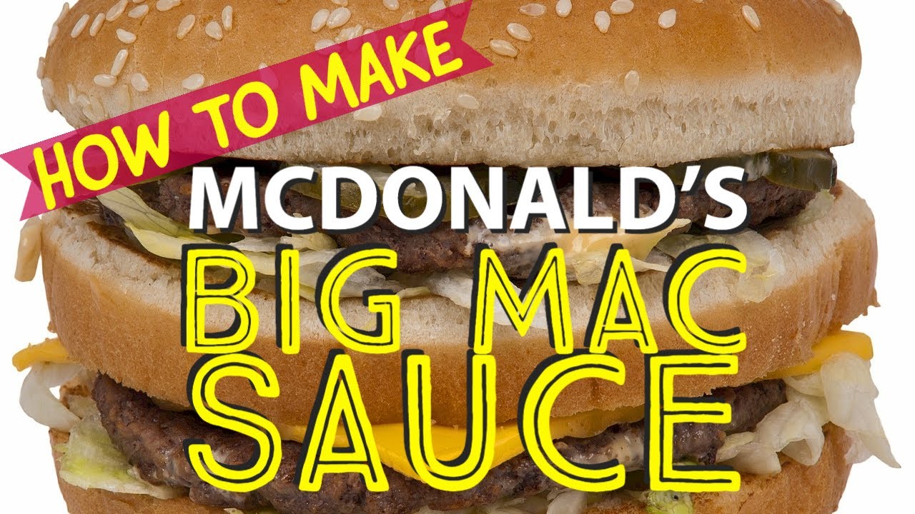 Секретный рецепт соуса для Биг Мака от McDonald's