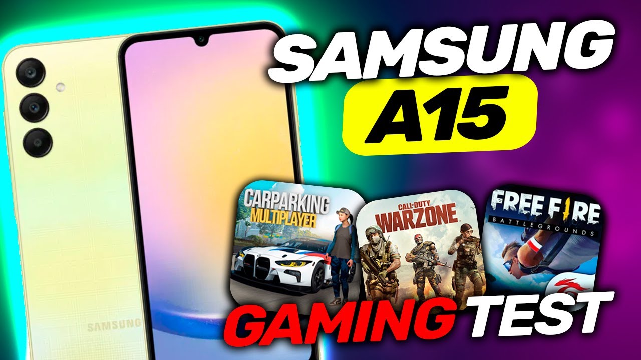 SAMSUNG GALAXY A15 4G ❌ GAMING TEST FREE FIRE 4K 120FPS 2024