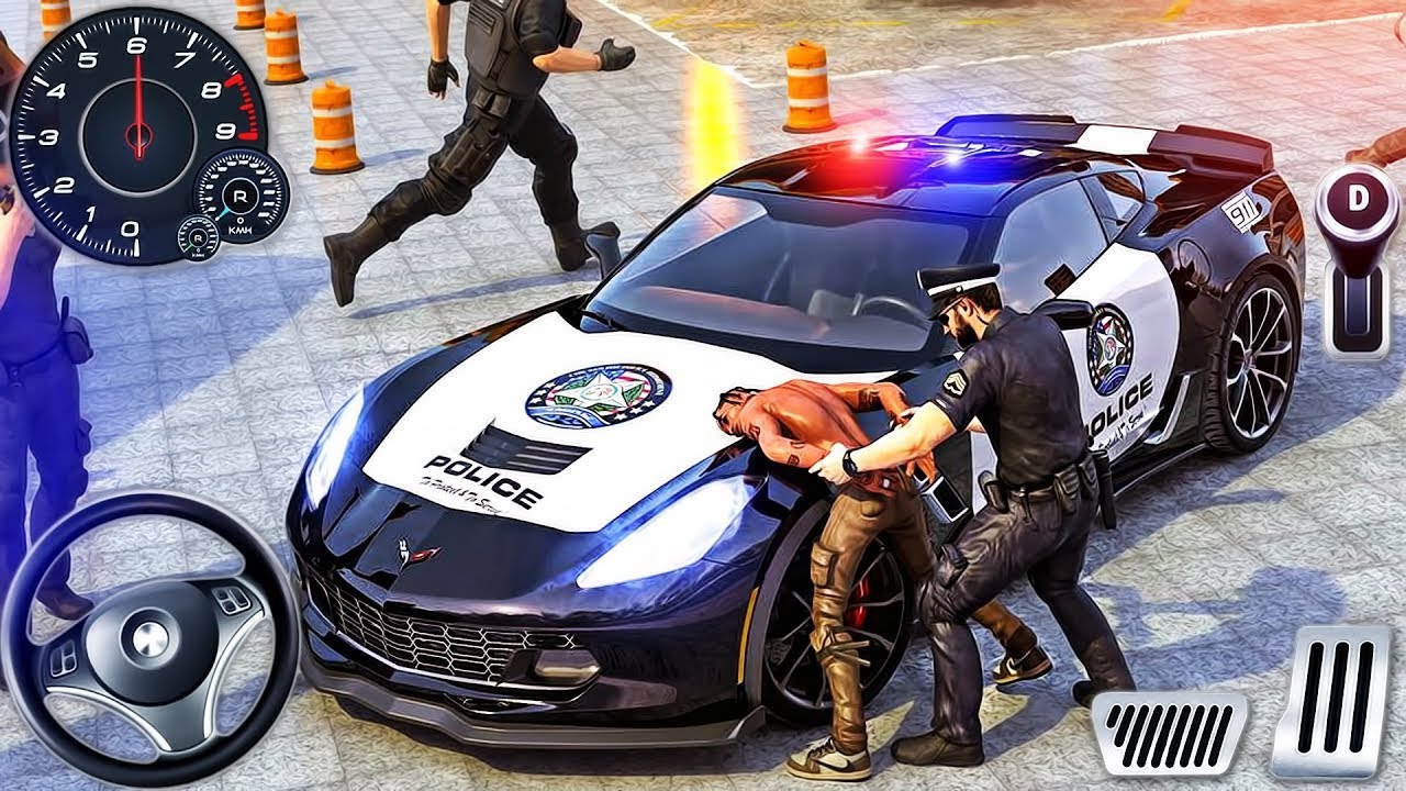 USA Police Car Driving Chase Simulator 3D - Real Multi-Storey Cars Driver - GamePlay #uspolicecar
