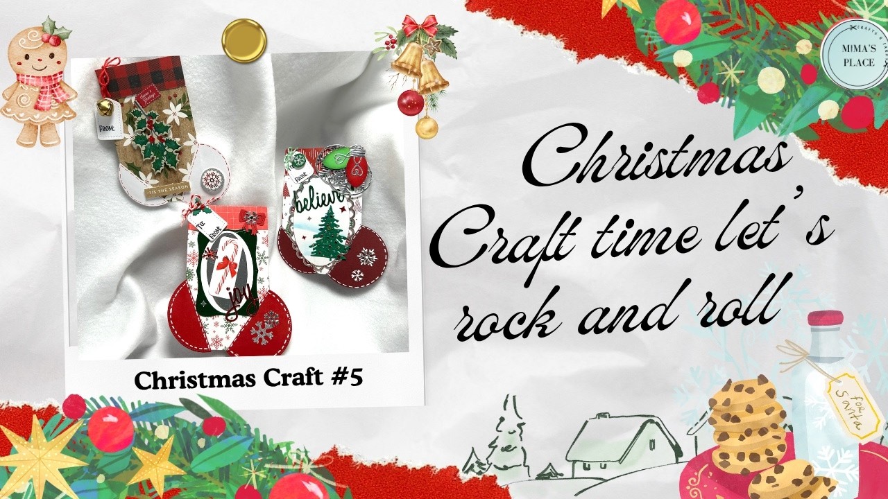Stocking Gift Card & Tutorial....EASY AND SIMPLE !
