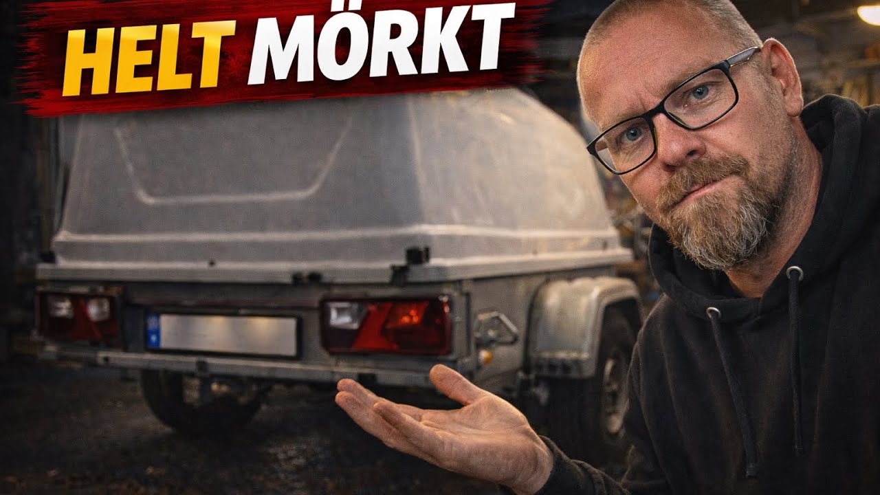 Släpet var helt mörkt – började felsöka