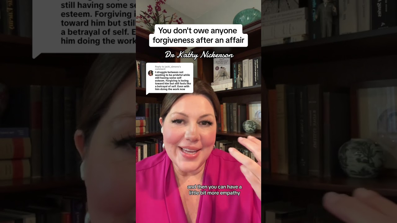 You don't owe anyone forgiveness after an affair