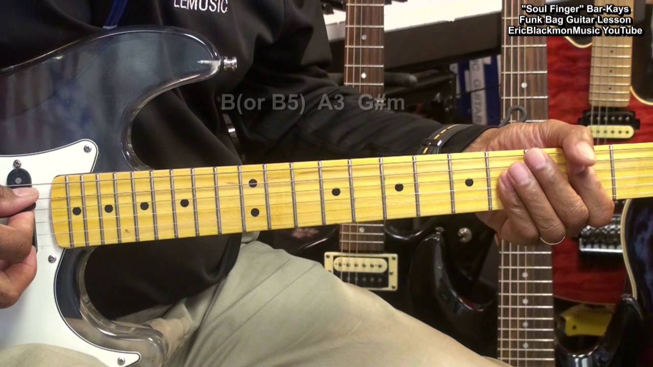 How To Play SOUL FINGER The Bar-Kays Rhythm Guitar Lesson @EricBlackmonGuitar