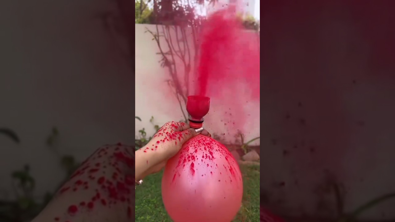 Holi colour fog bomb diy 😱🎉#holi #colour #holispecial #diy #shorts #explore #special #shortsvideo