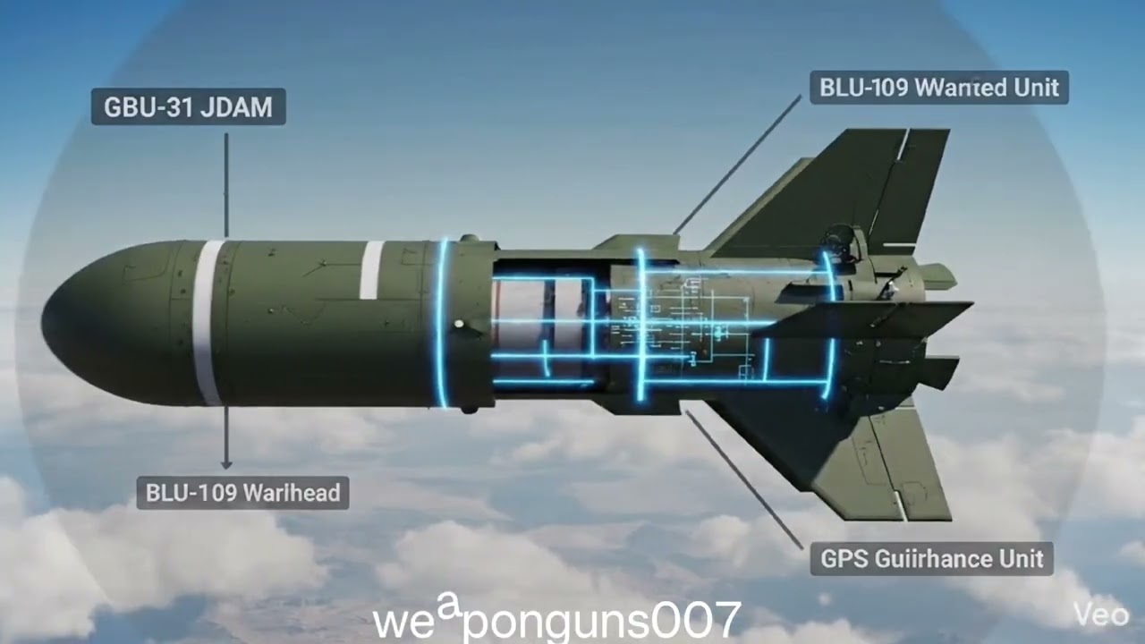 bunker buster GBU-31(V)3/B JDAM (BLU-109