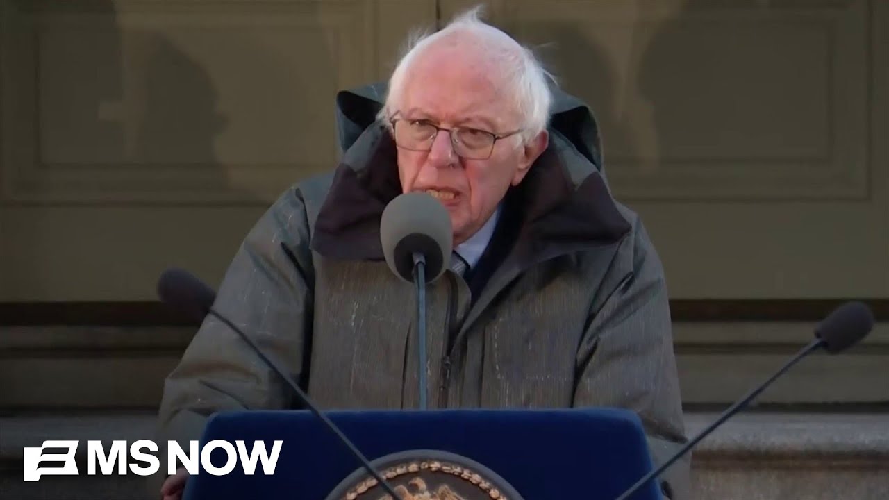 WATCH: Bernie Sanders speaks at Zohran Mamdani's public inauguration