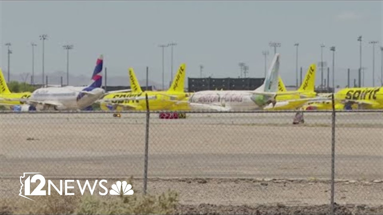 Repossessed Spirit Airlines planes brought to Goodyear