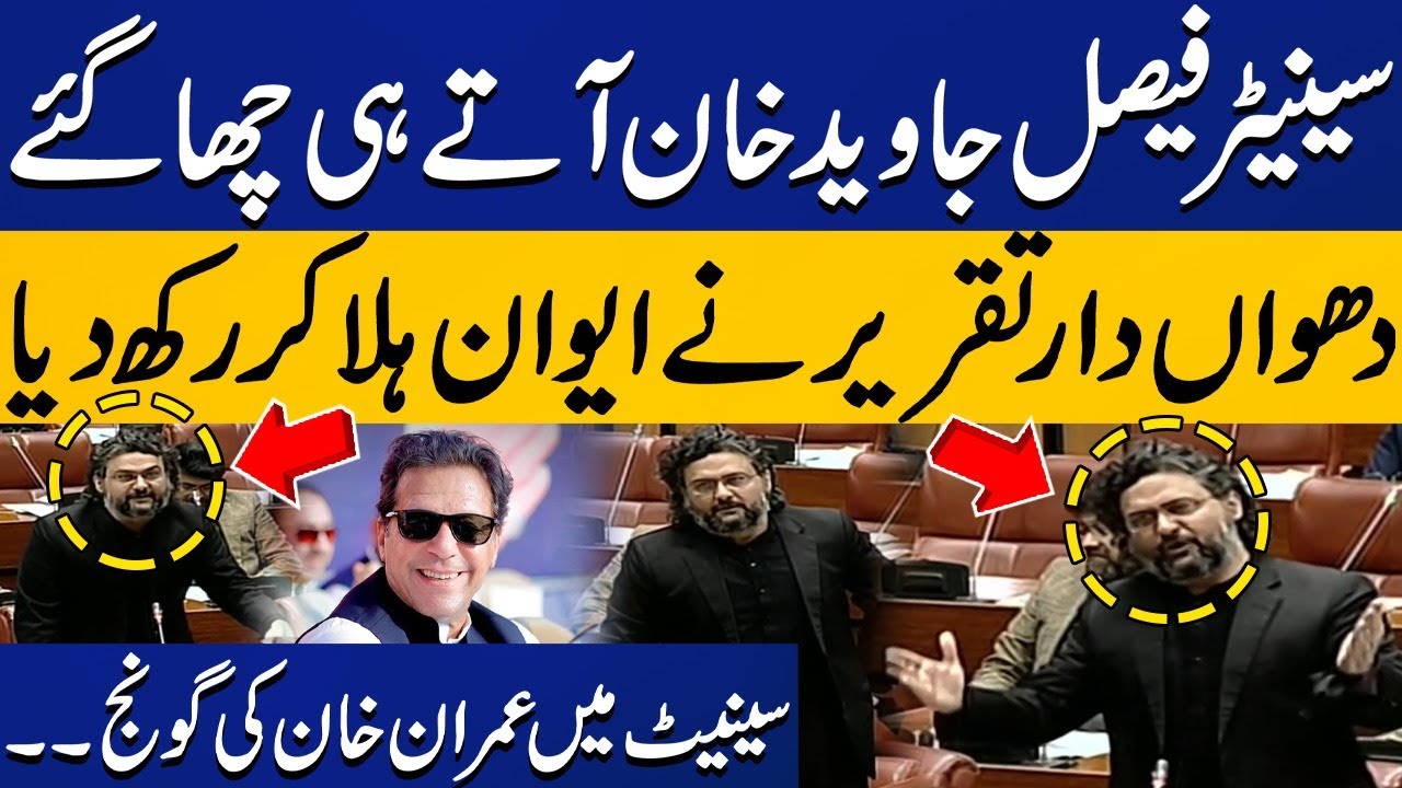 Senator Faisal Javed Khan Blasting Speech in Senate | Elections 2024 | Capital TV