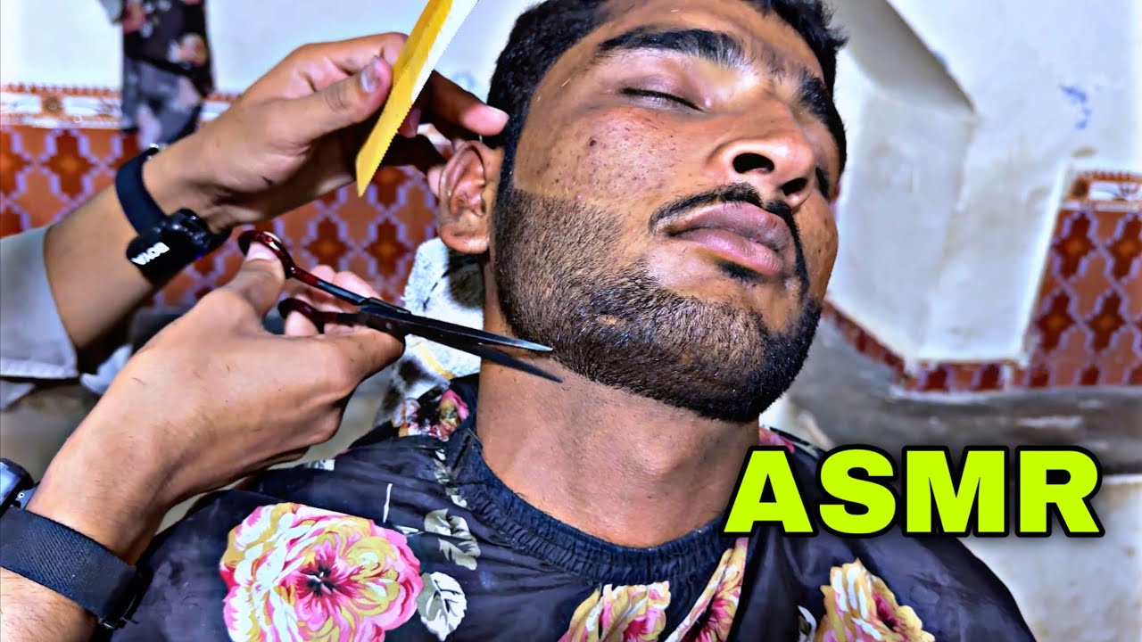 ASMR Barber Roleplay: Realistic Beard Trim & Scissor Work 💈